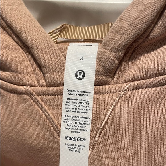 Lululemon All Yours Hoodie size 8 - Picture 4 of 5